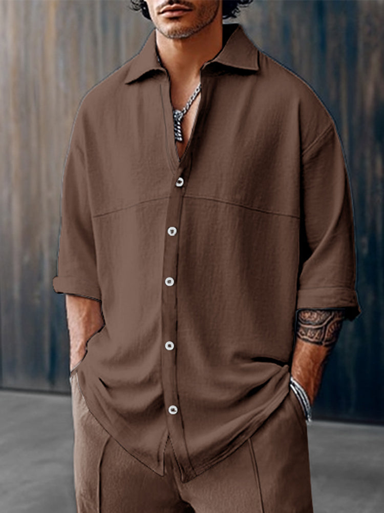 Soft Loose Fit 100% Cotton 2-Piece Set