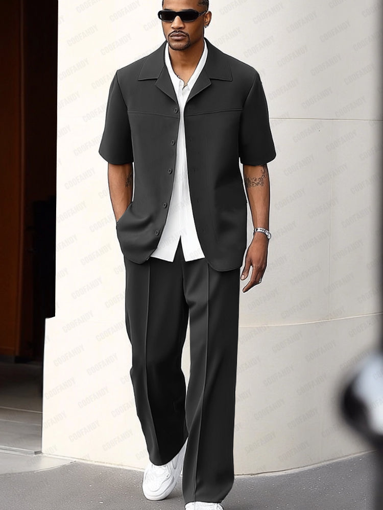 Urban Smart Casual Relaxed Fit Thin Set