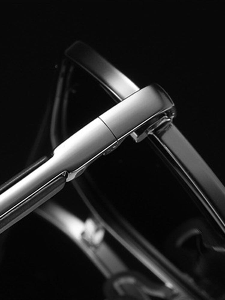 Fashion Round Cross Bar Polarized Sunglasses