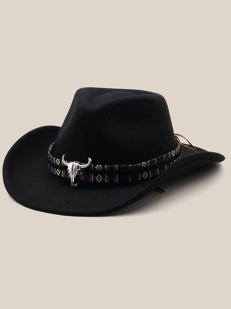 Classic 100% Wool Cowboy Hat