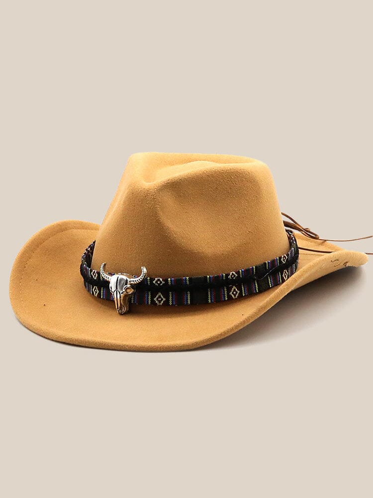 Classic 100% Wool Cowboy Hat