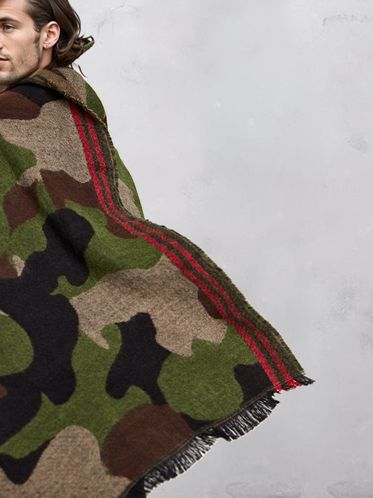 Stylish Soft Camo Shawl Scarf